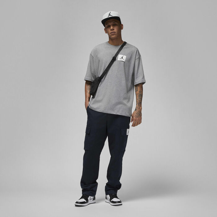 Jordan Men's Flight Essentials Oversized T-shirt Grey Jordan Men's Flight Essentials Oversized T-shirt Grey image number 4