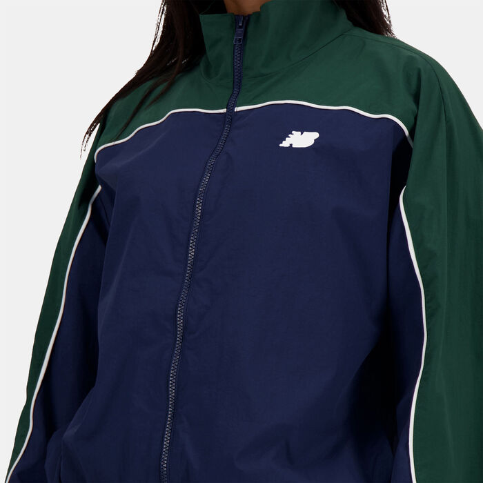 New Balance Women's Sportswears Greatest Hits Jacket Blue New Balance Women's Sportswears Greatest Hits Jacket Blue image number 6