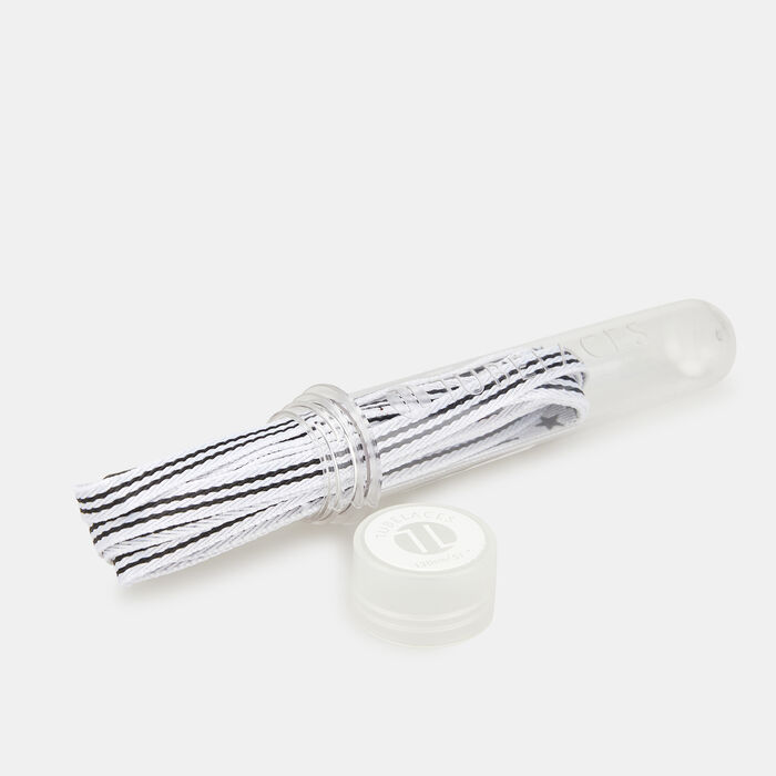 TUBELACES Flat Trill Shoelaces (5 Pieces) White TUBELACES Flat Trill Shoelaces (5 Pieces) White image number 1