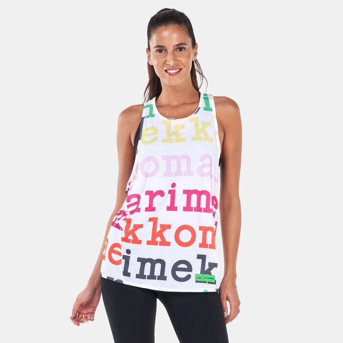 adidas Women's x Marimekko Training Tank Top White image number 0