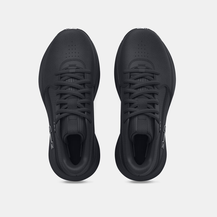 Under Armour Kids' Lockdown 7 Basketball Shoes Black image number 4