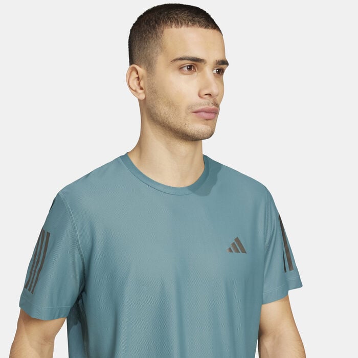 adidas Men's Own the Run T-Shirt Green adidas Men's Own the Run T-Shirt Green image number 3