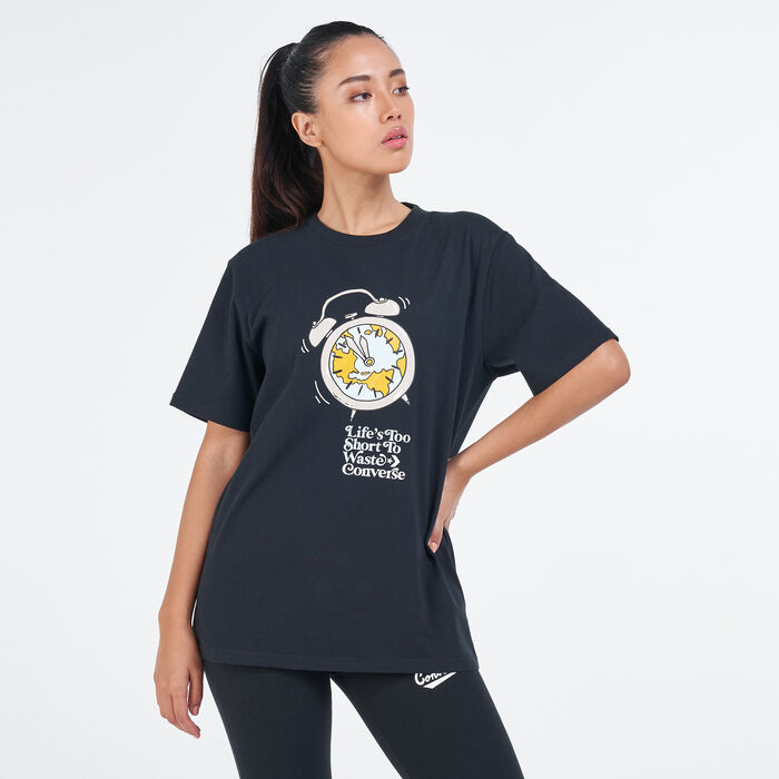 Converse Renew T-Shirt Black Converse Renew T-Shirt Black image number 1