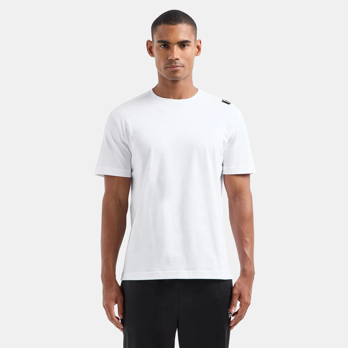 EA7 Emporio Armani Men's Train Logo Series T-Shirt White EA7 Emporio Armani Men's Train Logo Series T-Shirt White image number 0