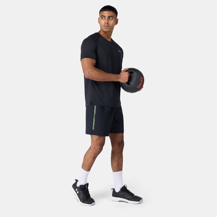 Under Armour Men's Tech Woven Wordmark Training Shorts Black Under Armour Men's Tech Woven Wordmark Training Shorts Black image number 2