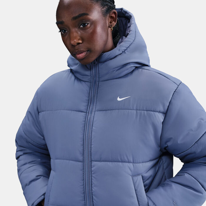 Nike Women's Sportswear Therma-FIT Hooded Jacket Blue image number 3