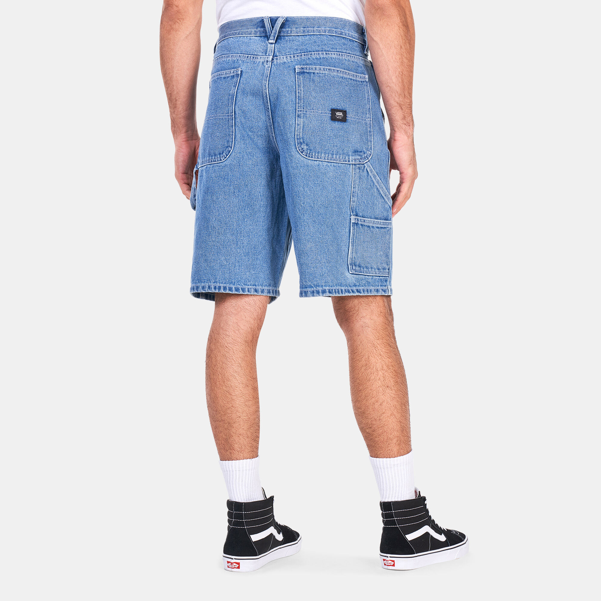Vans sales denim shorts