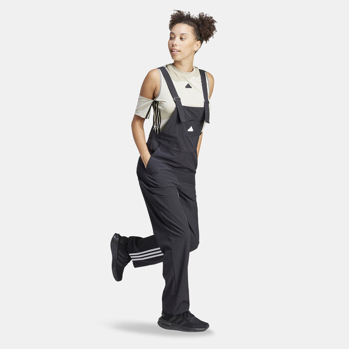 adidas Women's Dance All-Gender Dungarees Black adidas Women's Dance All-Gender Dungarees Black image number 2
