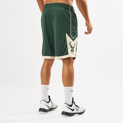 Nike NBA Milwaukee Bucks Road Swingman Shorts Green Nike NBA Milwaukee Bucks Road Swingman Shorts Green