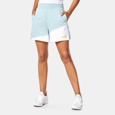 PUMA Women's POWER Shorts Blue PUMA Women's POWER Shorts Blue