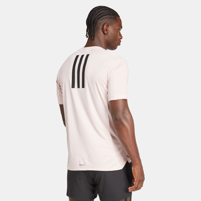 adidas Men's Power Training T-Shirt Pink adidas Men's Power Training T-Shirt Pink image number 1