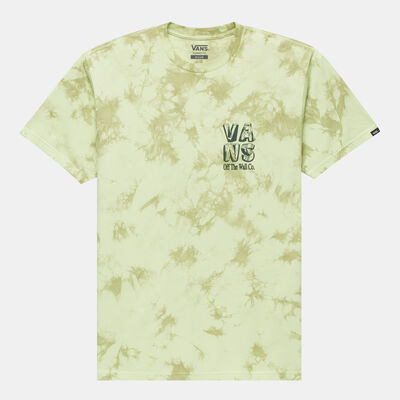 Vans Men's Outdoors Tie-Dye T-Shirt Green