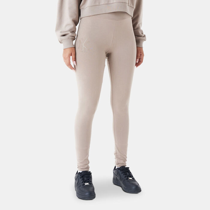 New Era Women's MLB New York Yankees Leggings Beige New Era Women's MLB New York Yankees Leggings Beige image number 0