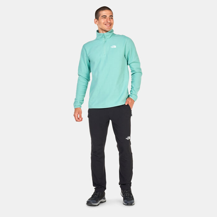 The North Face Men's 100 Glacier Sweatshirt Blue The North Face Men's 100 Glacier Sweatshirt Blue image number 2
