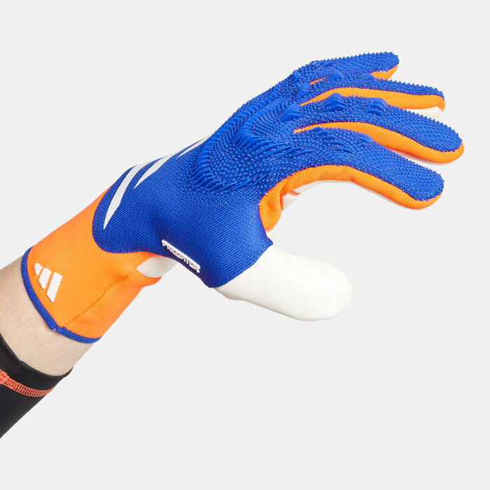 adidas Predator Pro Football Goalkeeper Gloves Blue adidas Predator Pro Football Goalkeeper Gloves Blue image number 2