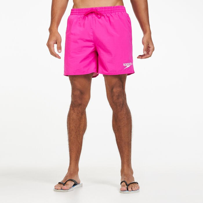 Speedo Men's Essentials 16-Inch Swimming Shorts Pink Speedo Men's Essentials 16-Inch Swimming Shorts Pink image number 0