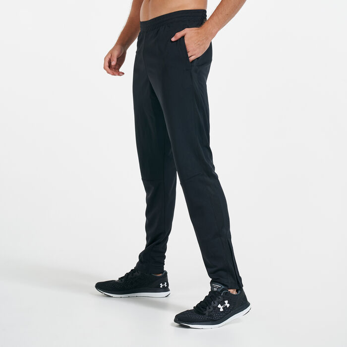 Under Armour Men's Pique Track Pants Black Under Armour Men's Pique Track Pants Black image number 0