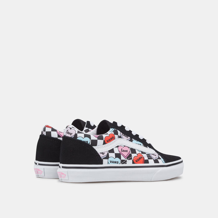 Vans Kids' Candy Hearts Old Skool Unisex Shoe Black Vans Kids' Candy Hearts Old Skool Unisex Shoe Black image number 2
