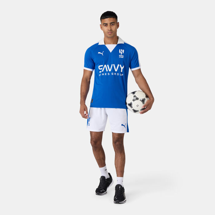 PUMA Men's Al Hilal Anniversary Football Shorts White PUMA Men's Al Hilal Anniversary Football Shorts White image number 2