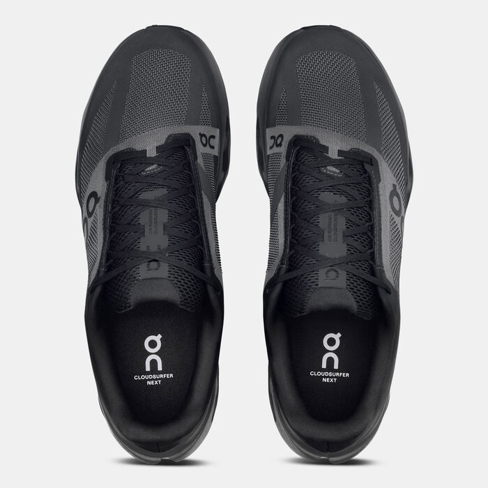 On Men's Cloudsurfer Next Running Shoes Black On Men's Cloudsurfer Next Running Shoes Black image number 4