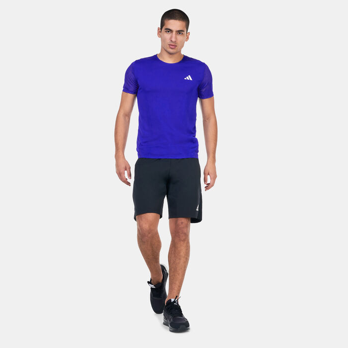adidas Men's Adizero T-Shirt Blue adidas Men's Adizero T-Shirt Blue image number 2