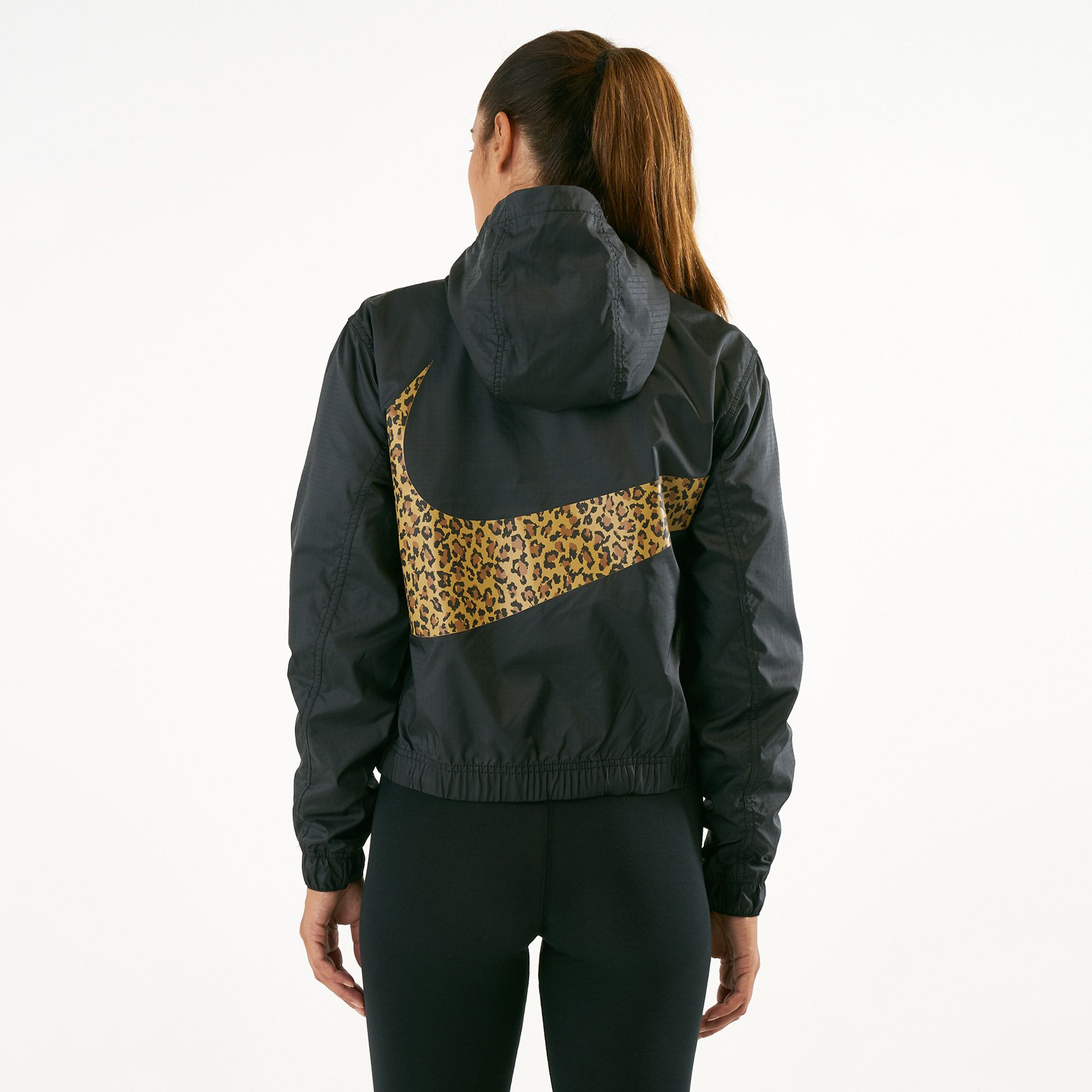 Nike cheetah print jacket hotsell
