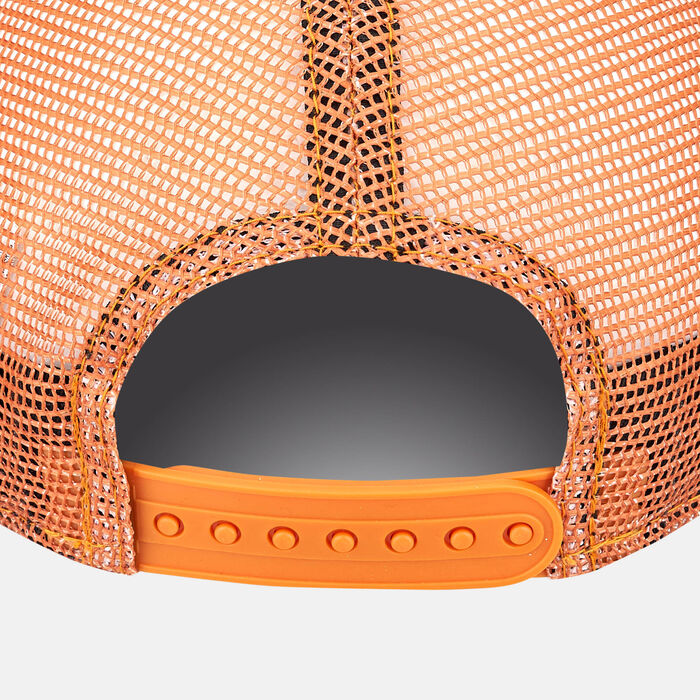 New Era Kids' Los Angeles Dodgers League Essential A-Frame Trucker Cap Orange New Era Kids' Los Angeles Dodgers League Essential A-Frame Trucker Cap Orange image number 1