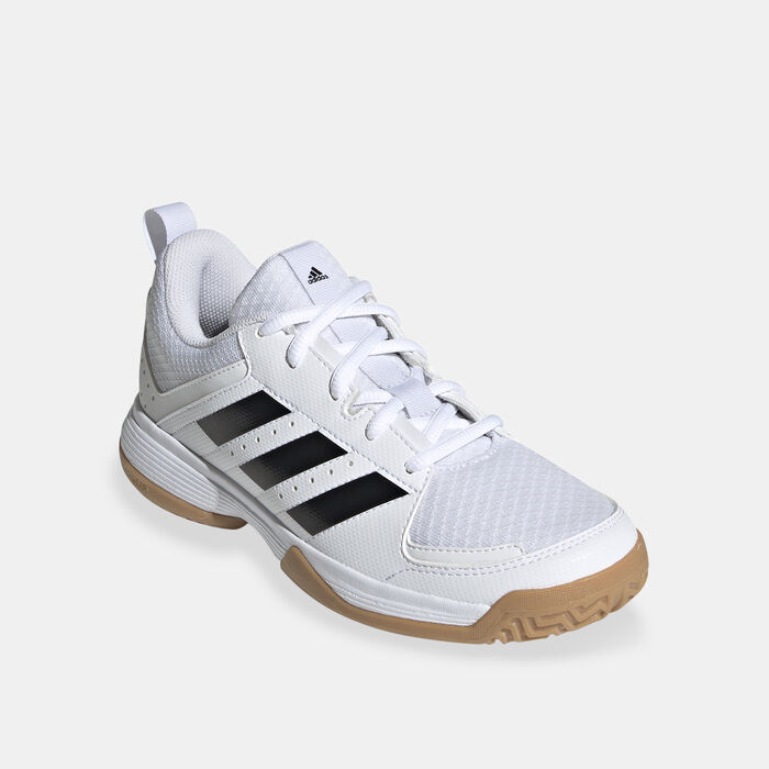 adidas Kids' Ligra 7 Indoor Court Shoes White adidas Kids' Ligra 7 Indoor Court Shoes White image number 1