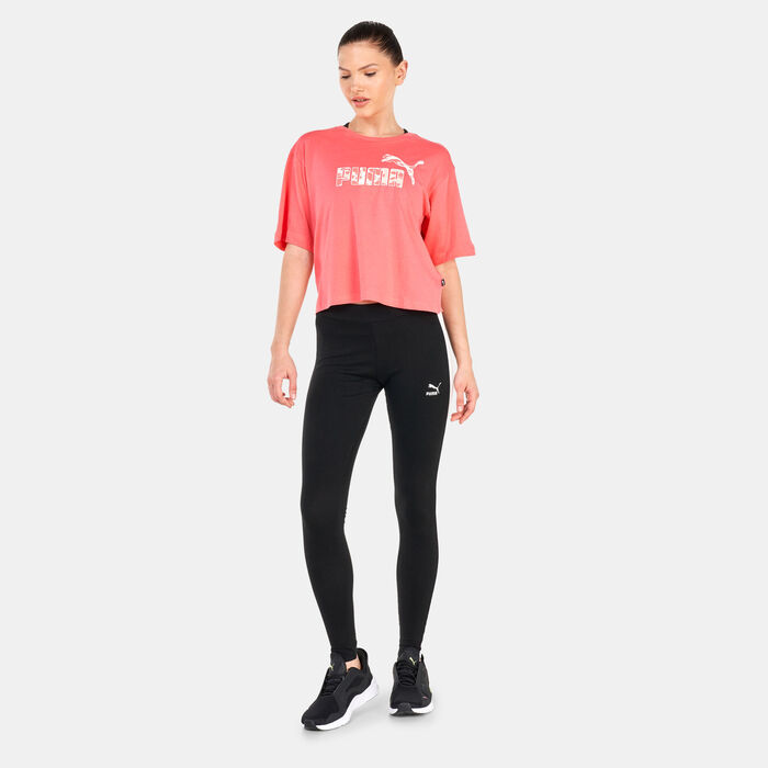 PUMA Women's Summer Splash Graphic T-Shirt Pink image number 2