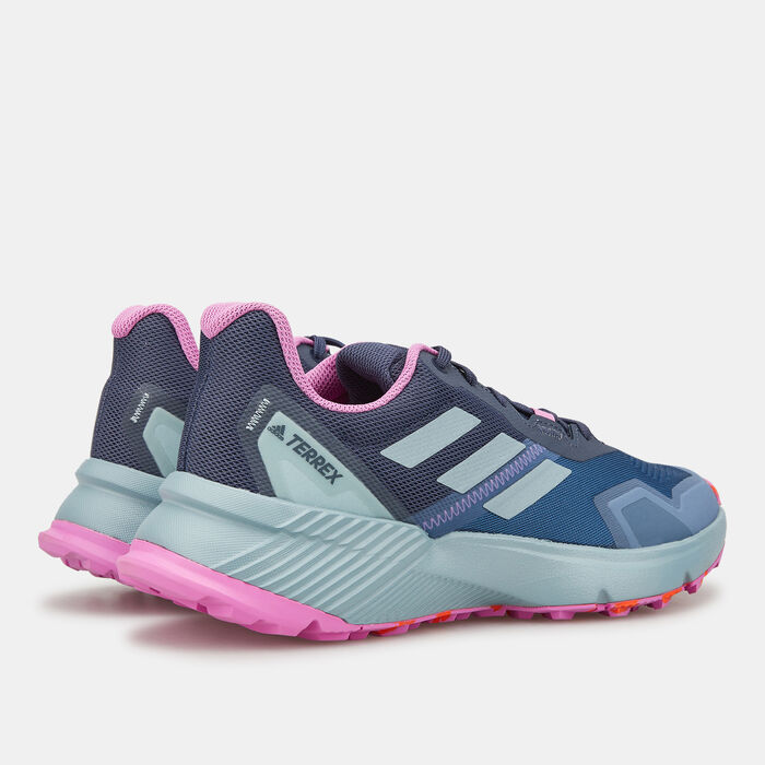 adidas Women's Terrex Soulstride Trail Running Shoe Blue adidas Women's Terrex Soulstride Trail Running Shoe Blue image number 2