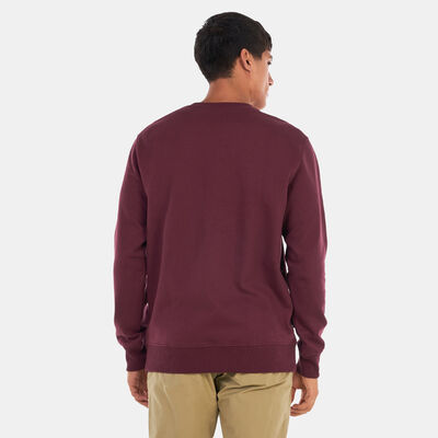 Timberland Men's Chest Logo Sweatshirt Red