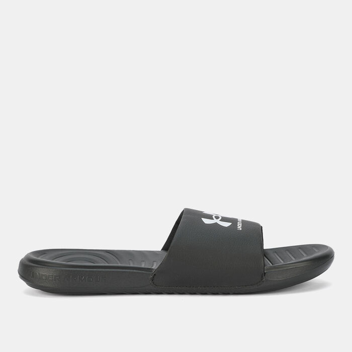 Under Armour Men's Ansa Fixed Slides Black Under Armour Men's Ansa Fixed Slides Black image number 1