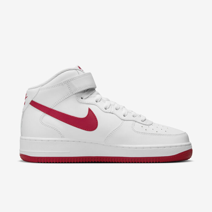 Nike Women's Air Force 1 '07 Mid Shoes White Nike Women's Air Force 1 '07 Mid Shoes White image number 2