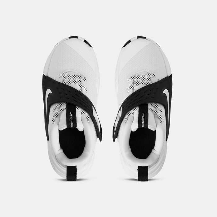 Nike Kids' Team Hustle D Basketball Shoes White Nike Kids' Team Hustle D Basketball Shoes White image number 3