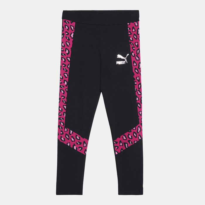 PUMA Kids' Classics Summer Roar Leggings Black image number 0