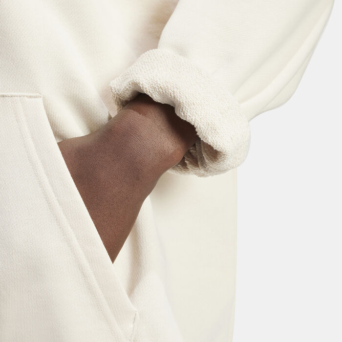 adidas Originals Women's Essentials French Terry Hoodie Beige image number 4