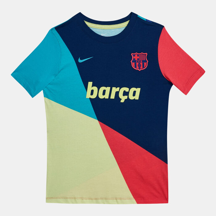 Nike Kids' F.C. Barcelona Football T-Shirt Multi-Color Nike Kids' F.C. Barcelona Football T-Shirt Multi-Color image number 0