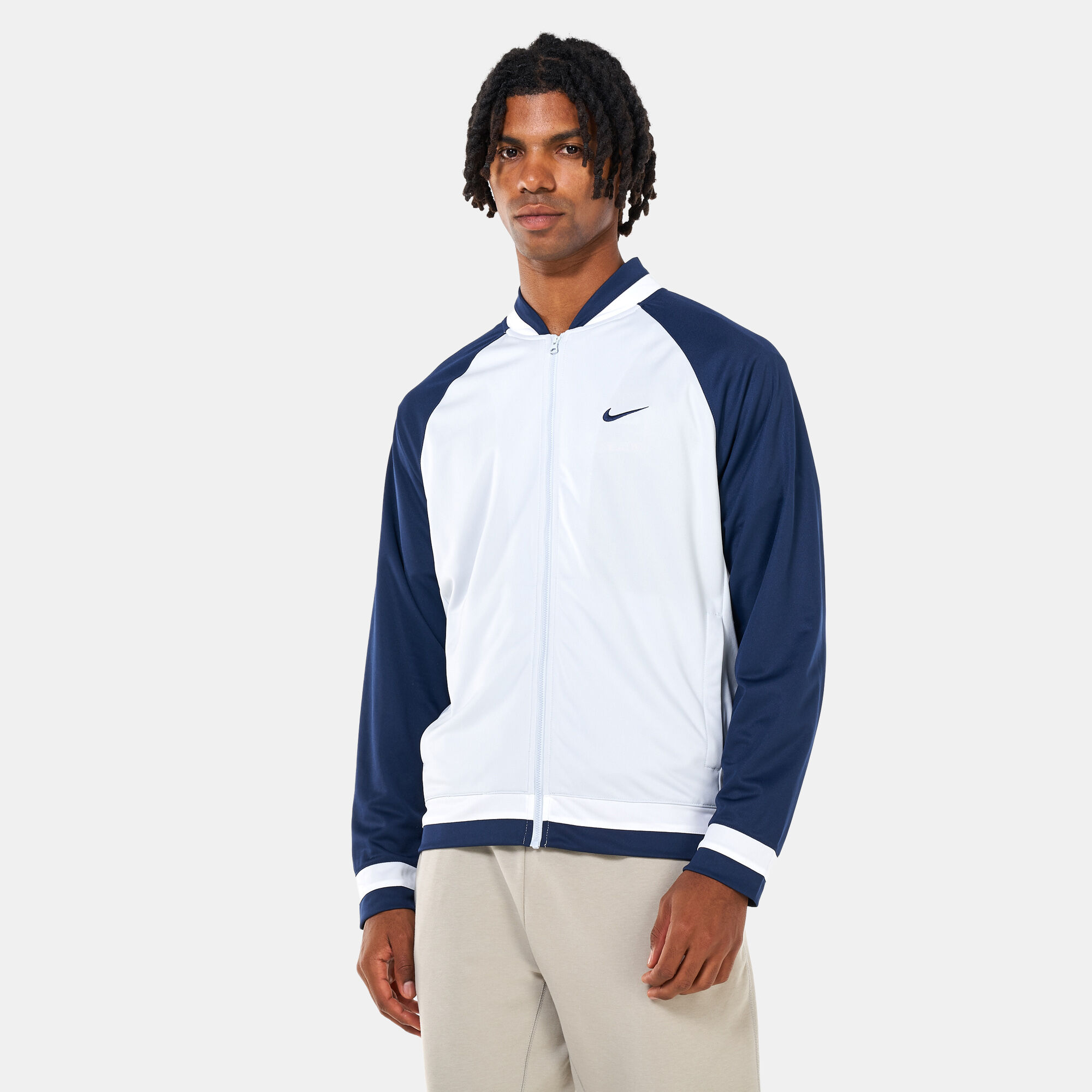 Men s Dri FIT Starting Five Jacket White Nike in KSA SSS