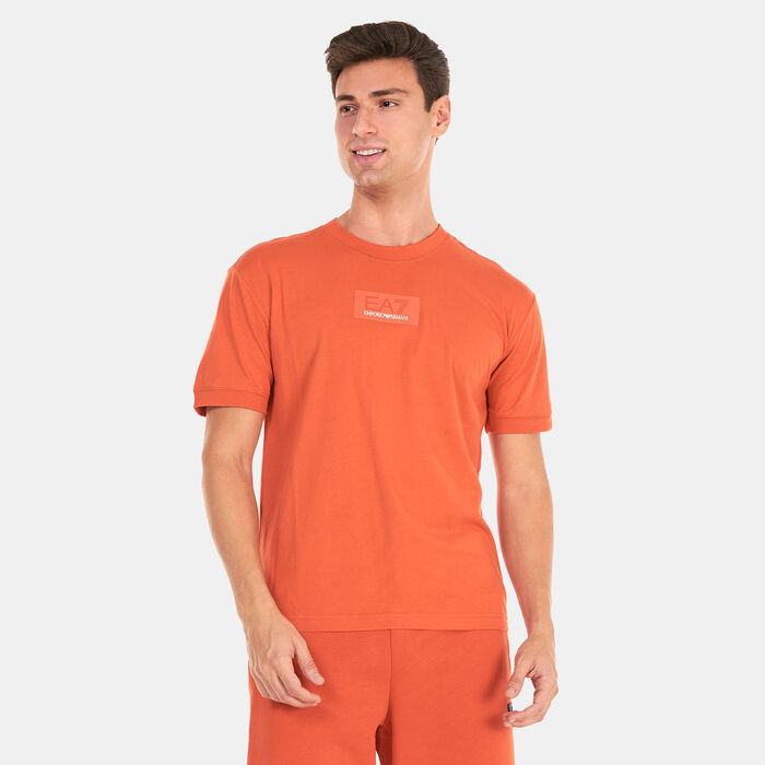 EA7 Emporio Armani Men's Train Logo Series T-Shirt Red EA7 Emporio Armani Men's Train Logo Series T-Shirt Red image number 0