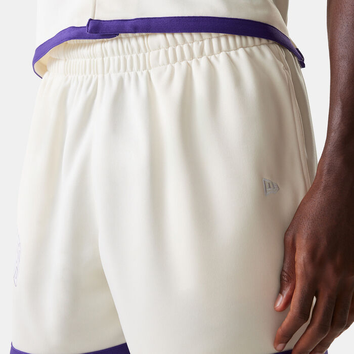 New Era Men's NBA LA Lakers Team Logo Shorts White New Era Men's NBA LA Lakers Team Logo Shorts White image number 3