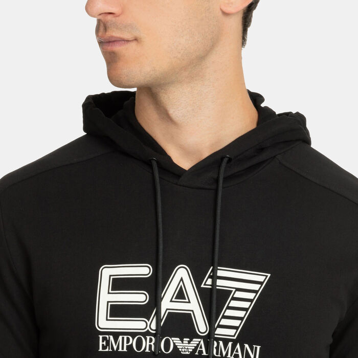 EA7 Emporio Armani Men's Train Visibility Hoodie Black image number 3