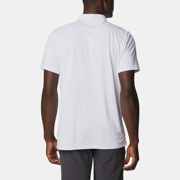 Columbia Men's Hike™ Novelty Polo Shirt White Columbia Men's Hike™ Novelty Polo Shirt White image number 1