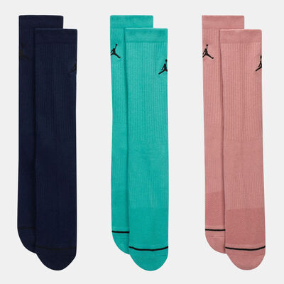 Jordan Everyday Crew Socks (3 Pairs) Multi-Color Jordan Everyday Crew Socks (3 Pairs) Multi-Color