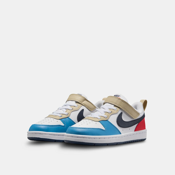 Nike Kids' Court Borough Low Recraft Shoes (Younger Kids) Multi-Color Nike Kids' Court Borough Low Recraft Shoes (Younger Kids) Multi-Color image number 1