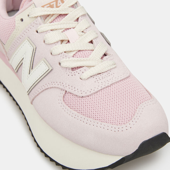 New Balance Women's 574+ Shoes Pink New Balance Women's 574+ Shoes Pink image number 4