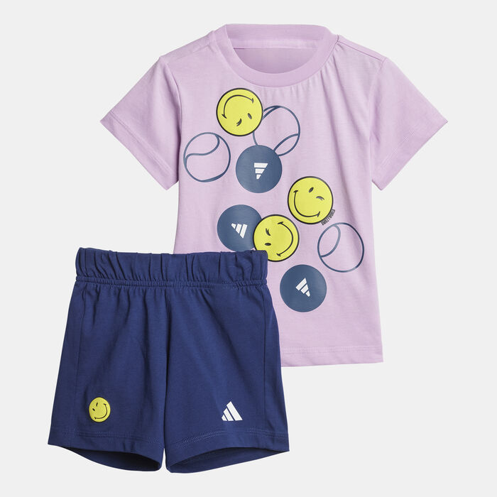 adidas Kids' Smileyworld Summer Set Purple adidas Kids' Smileyworld Summer Set Purple image number 0