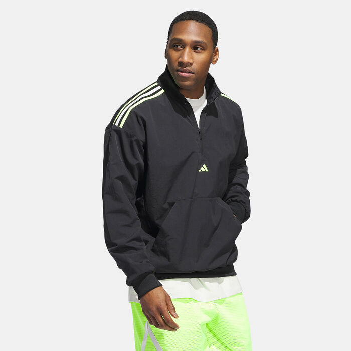 adidas Originals Men's Select 1/4-Zip Jacket Black adidas Originals Men's Select 1/4-Zip Jacket Black image number 2