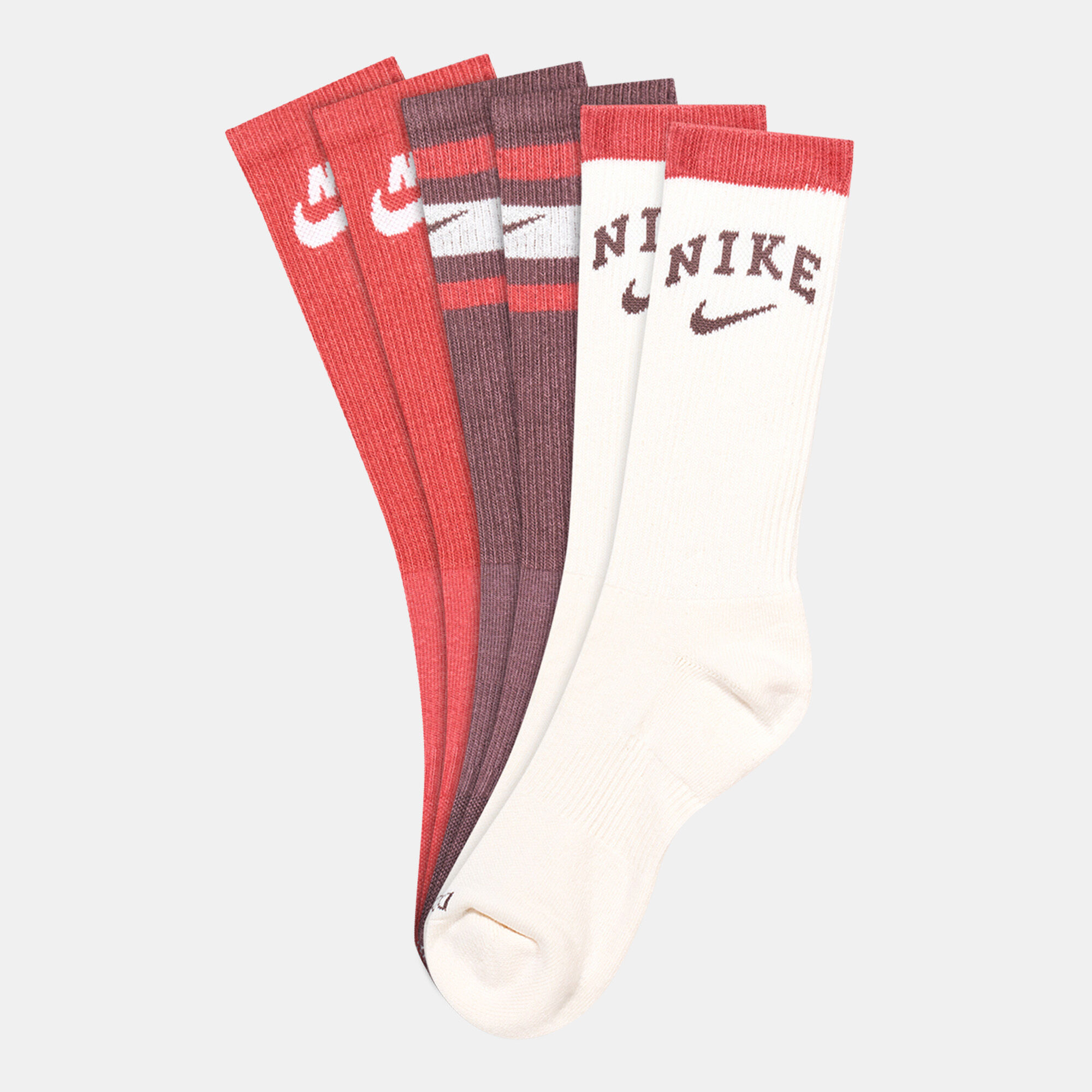 Nike socks red swoosh hot sale