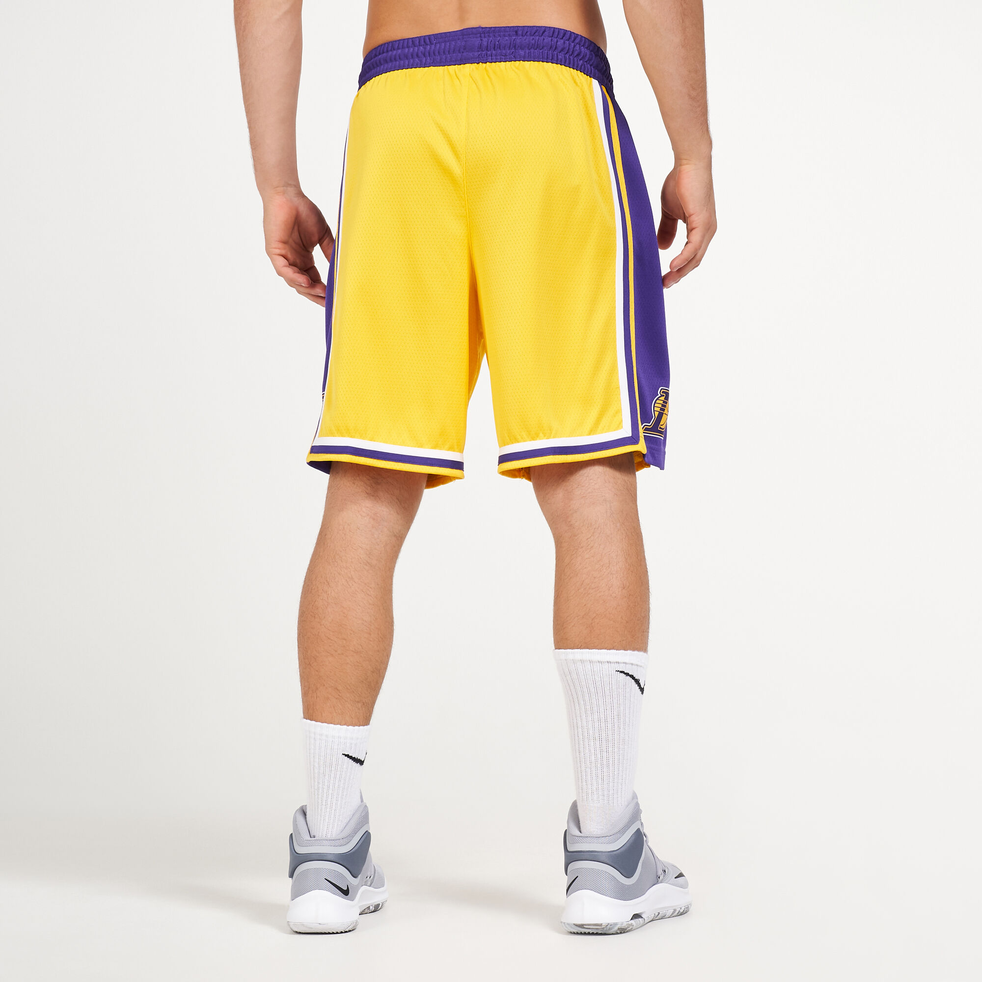 Nike los angeles lakers shorts sales