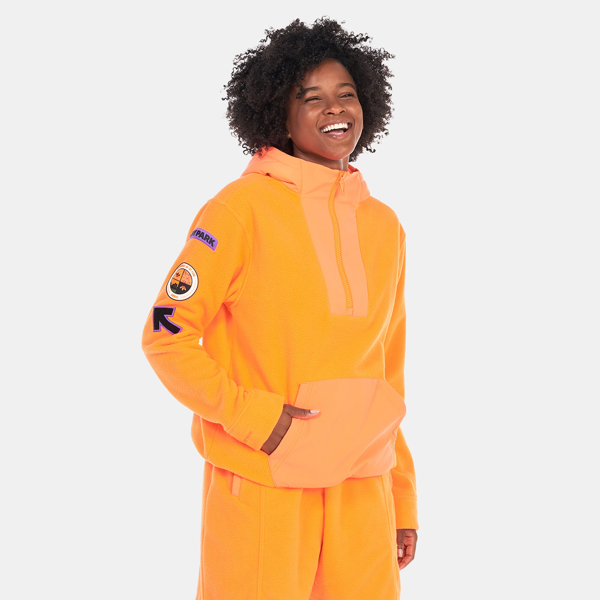 Polar fleece hoodie women's hotsell